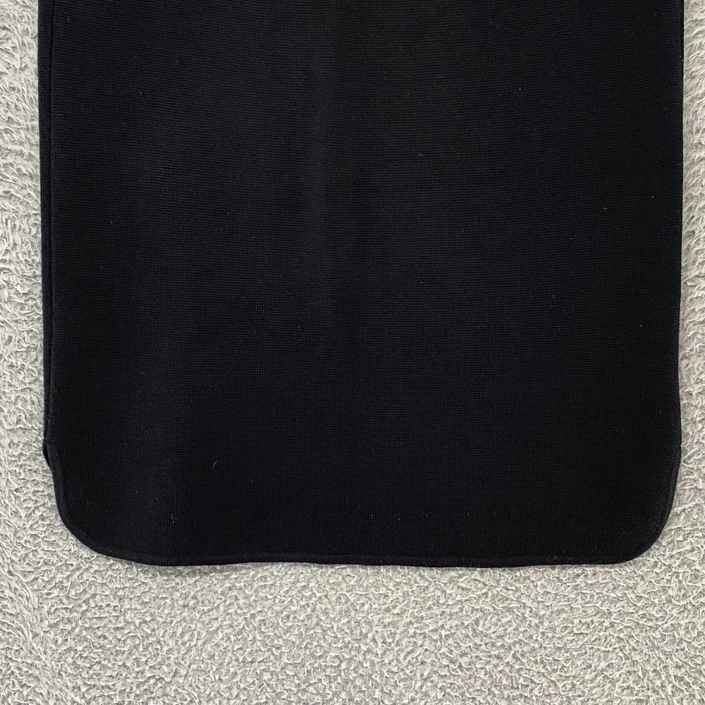 Eileen Fisher Skirt Womens Petite Medium‎ Black Merino Wool Pencil Knee Length